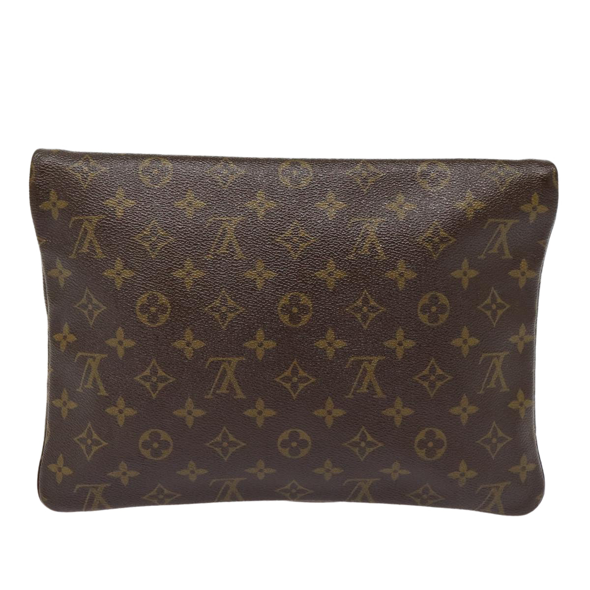 LOUIS VUITTON Monogram Pochette Priant Clutch Bag M51805 LV Auth 87918