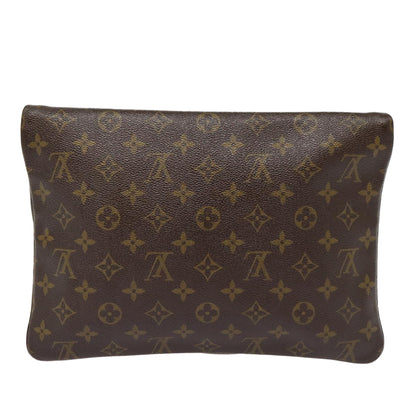 LOUIS VUITTON Monogram Pochette Priant Clutch Bag M51805 LV Auth 87918