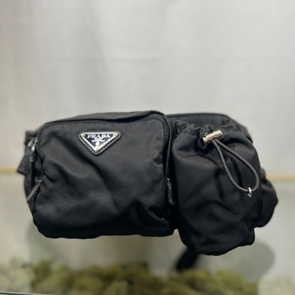 Prada Black Econyl Belt Bags