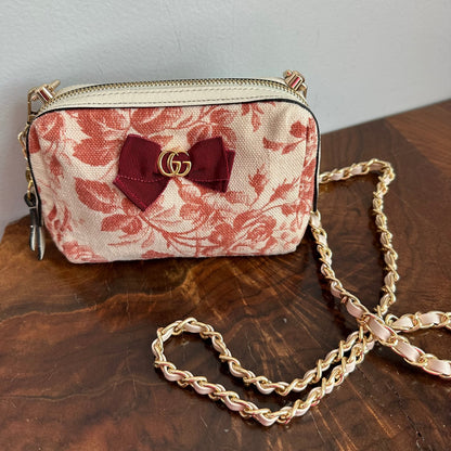 The Junco Crossbody - Gucci GG Floral Bow Bag