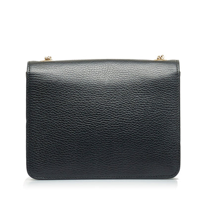 Gucci Interlocking G Black Dollar Calfskin