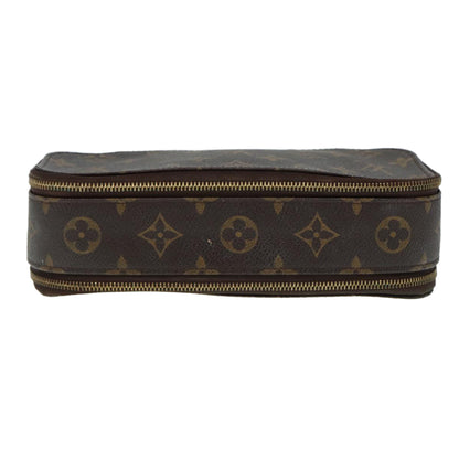 LOUIS VUITTON Monogram Trousse Brush MG Cosmetic Pouch M47505 LV Auth 88006