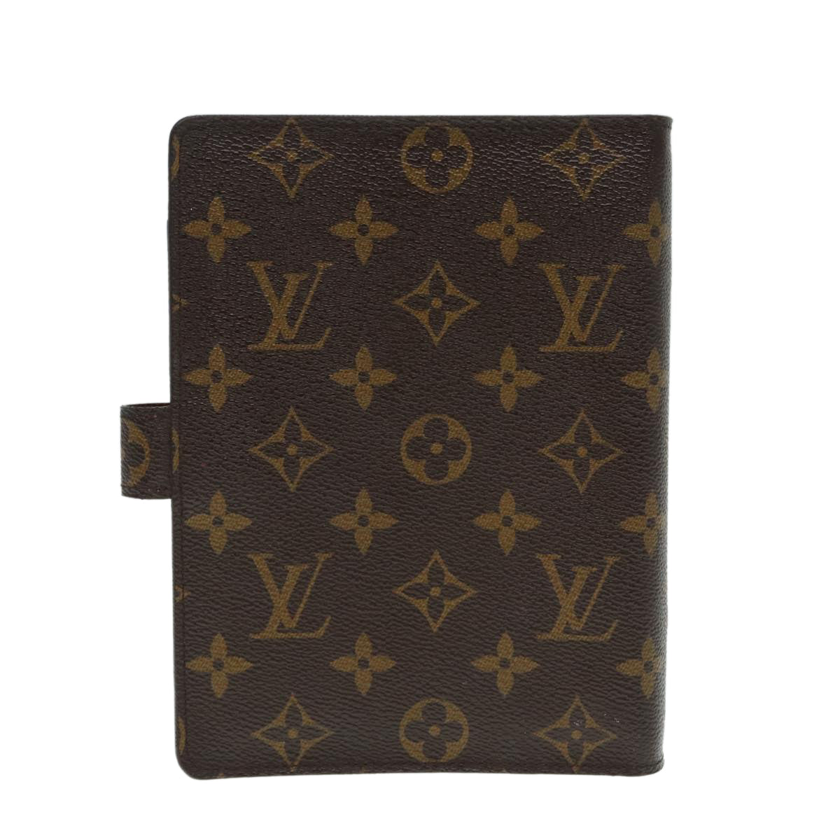 LOUIS VUITTON Monogram Agenda MM Day Planner Cover R20105 LV Auth 88033