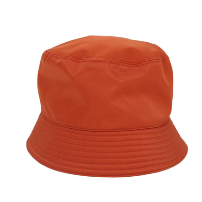 PRADA Bucket Hat Nylon L Orange Auth 88334