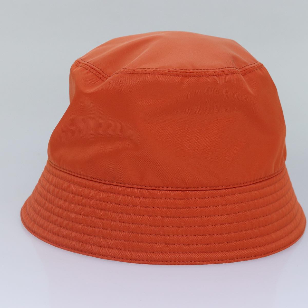 PRADA Bucket Hat Nylon L Orange Auth 88334