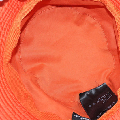 PRADA Bucket Hat Nylon L Orange Auth 88334