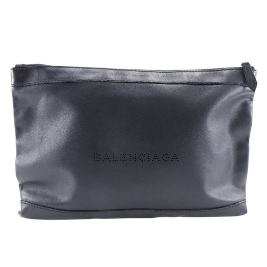 Balenciaga Navy Clutch Bag