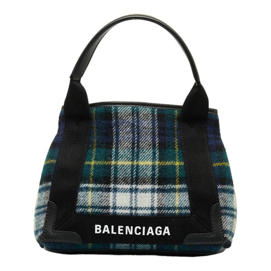 Balenciaga Navy Cabas Tote