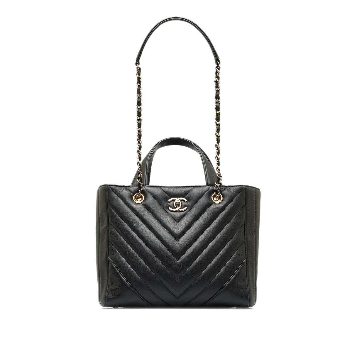 Chanel CC Chevron Satchel