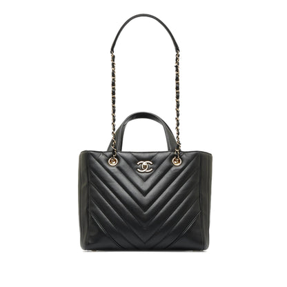 Chanel CC Chevron Satchel