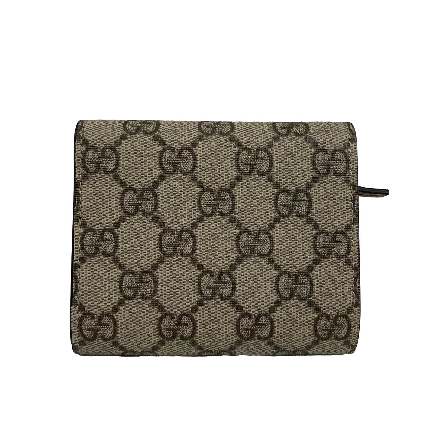 GUCCI Dionysus Supreme Card Case Wallet GG Coated Canvas Compact