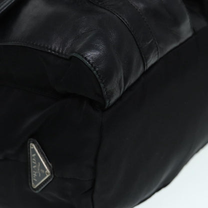 PRADA Backpack Nylon Black Auth 89322