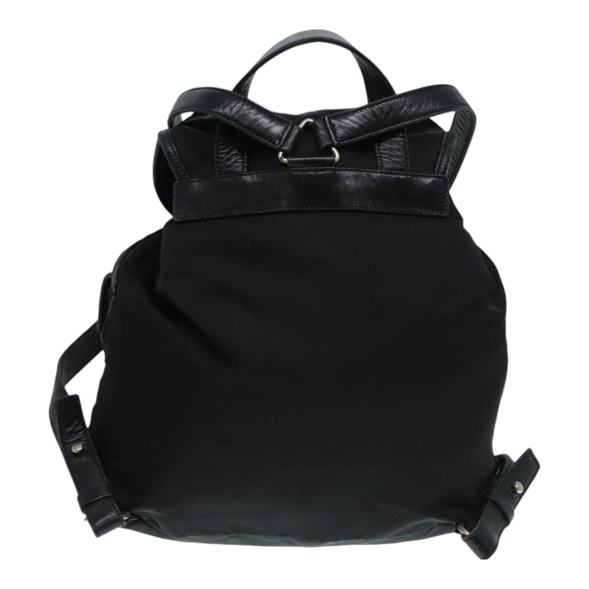 PRADA Backpack Nylon Black Auth 89322