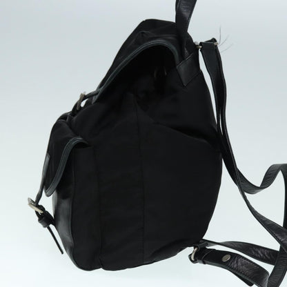 PRADA Backpack Nylon Black Auth 89322