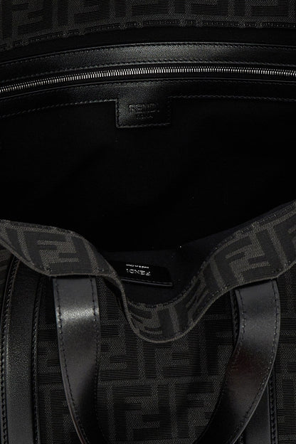 Fendi Men Ff Jacquard Shopper