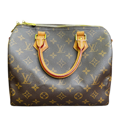 Louis-Vuitton Speedy Bandouliere 25 Monogram Brown GHW