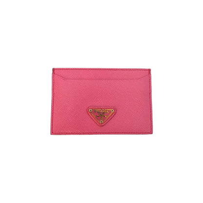 Prada Pink Saffiano  Holder