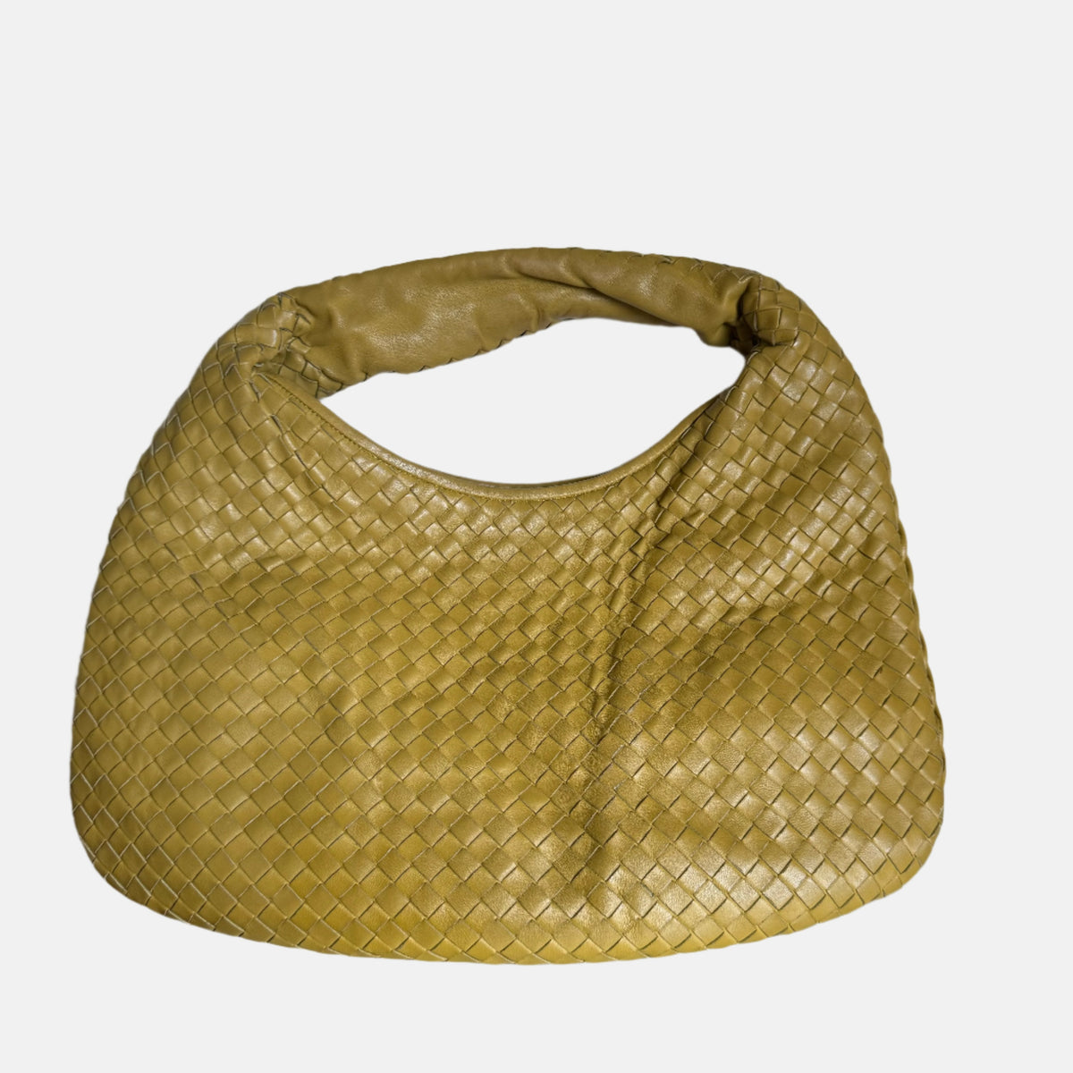 Bottega Veneta Veneta Hobo Camel Lambskin Leather 40cm