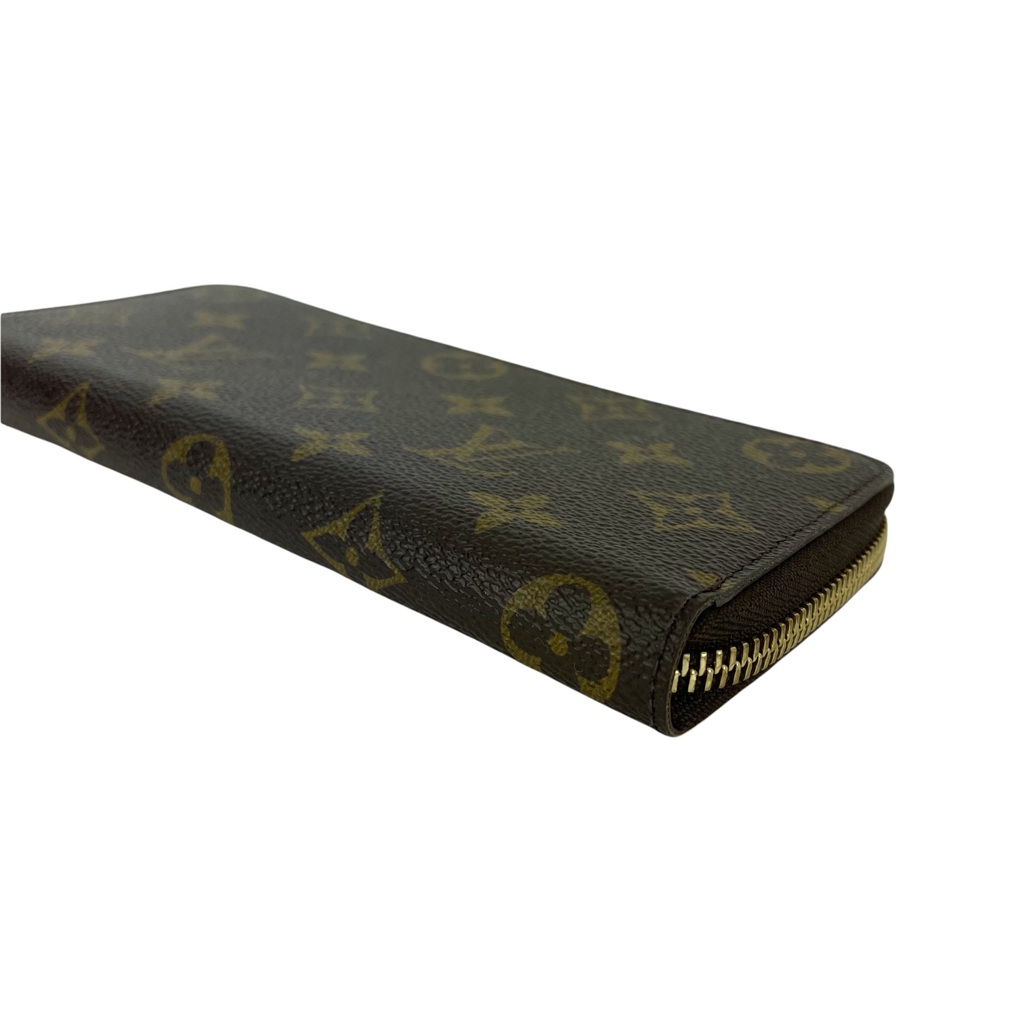 Louis-Vuitton Clemence Wallet Monogram Canvas Brown GHW