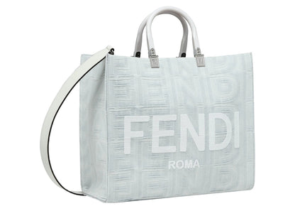 Fendi by Marc Jacobs Sunshine Denim Shopping Bag Tote