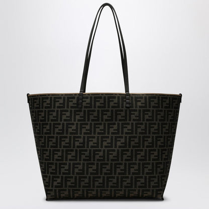 Fendi Cappuccino-Coloured Roll Large Reversible Shopper Bag Women