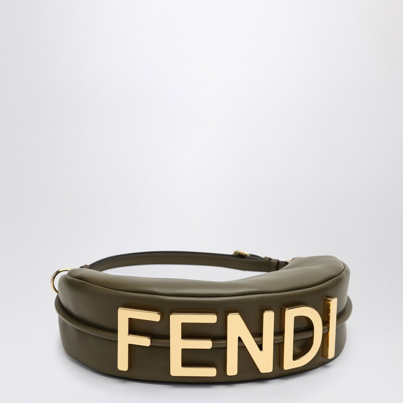 Fendi Fendigraphy Small Dark Green Bag Women