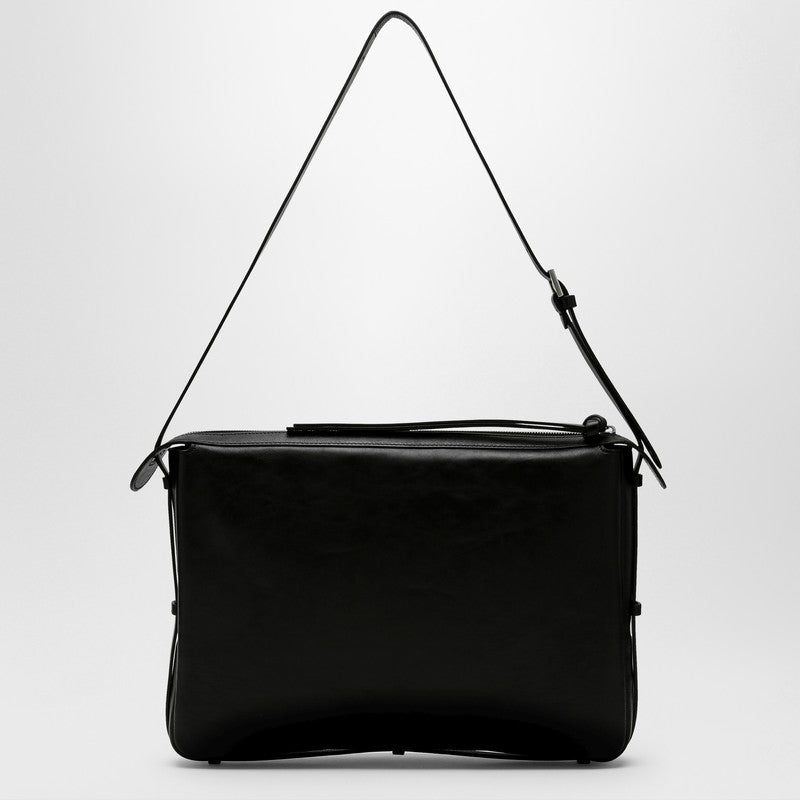 Fendi Simply Fendi Large Black Leather Bag Women