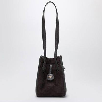 Fendi Origami Mini Bag In Purple Suede Women