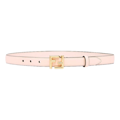 Fendi FF Confeto Pink Calfskin Leather Belt size 85