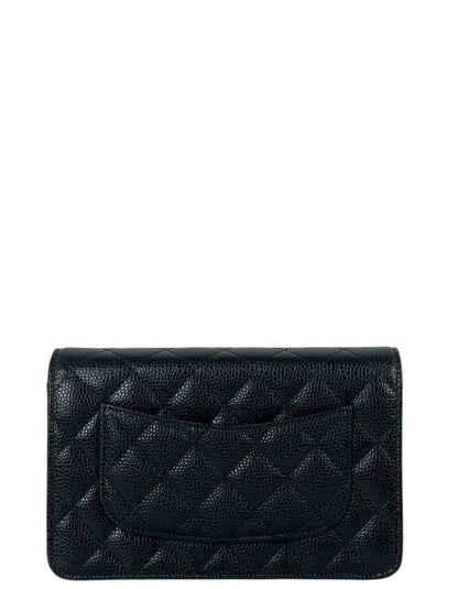 Chanel Black Caviar Leather Twistlock WOC