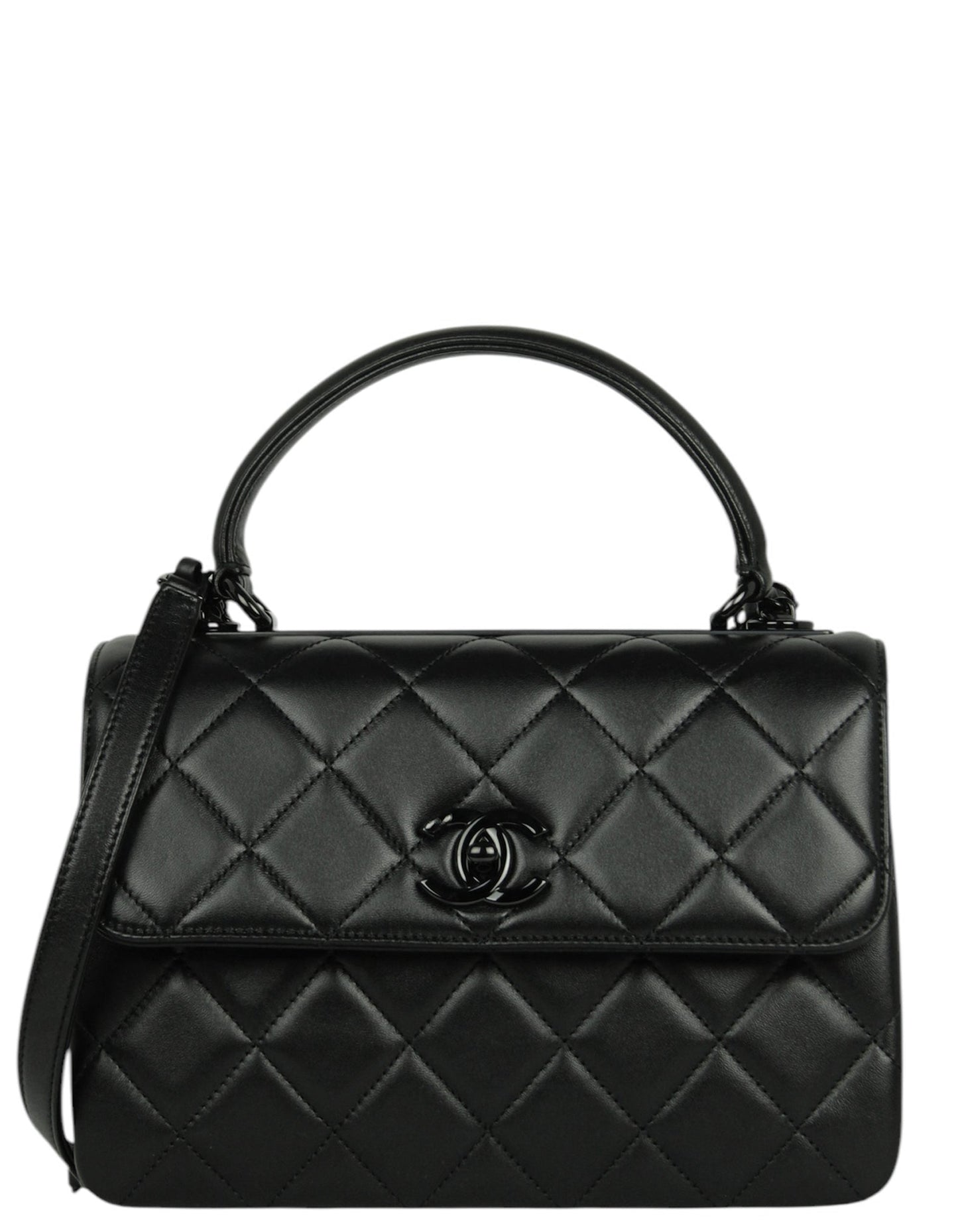 Chanel '24 SO Black Small Trendy CC Dual Handle Flap Bag