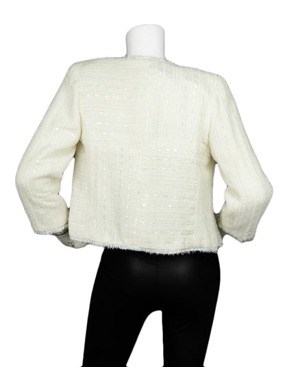 Chanel Cream Boucle Jacket and Shell sz 40