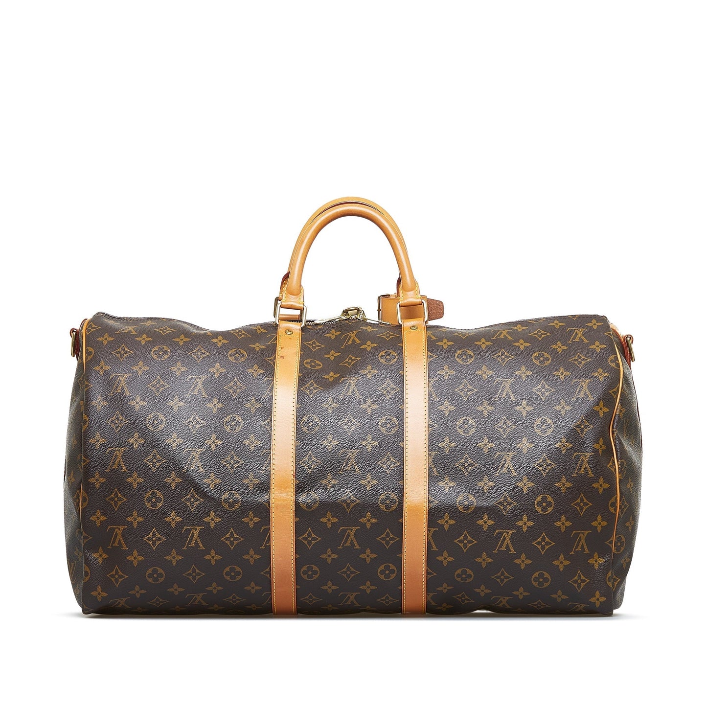 LOUIS VUITTON Monogram Keepall Bandouliere 55 Travel Bag