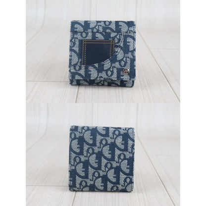 Rank SA ｜ Dior Trotter Saddle Tri-Fold Wallet Navy｜23090912