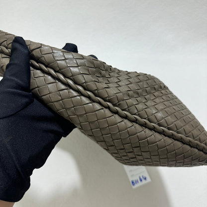 Bottega Veneta Hobo Bag Lambskin leather Grey Medium 40cm