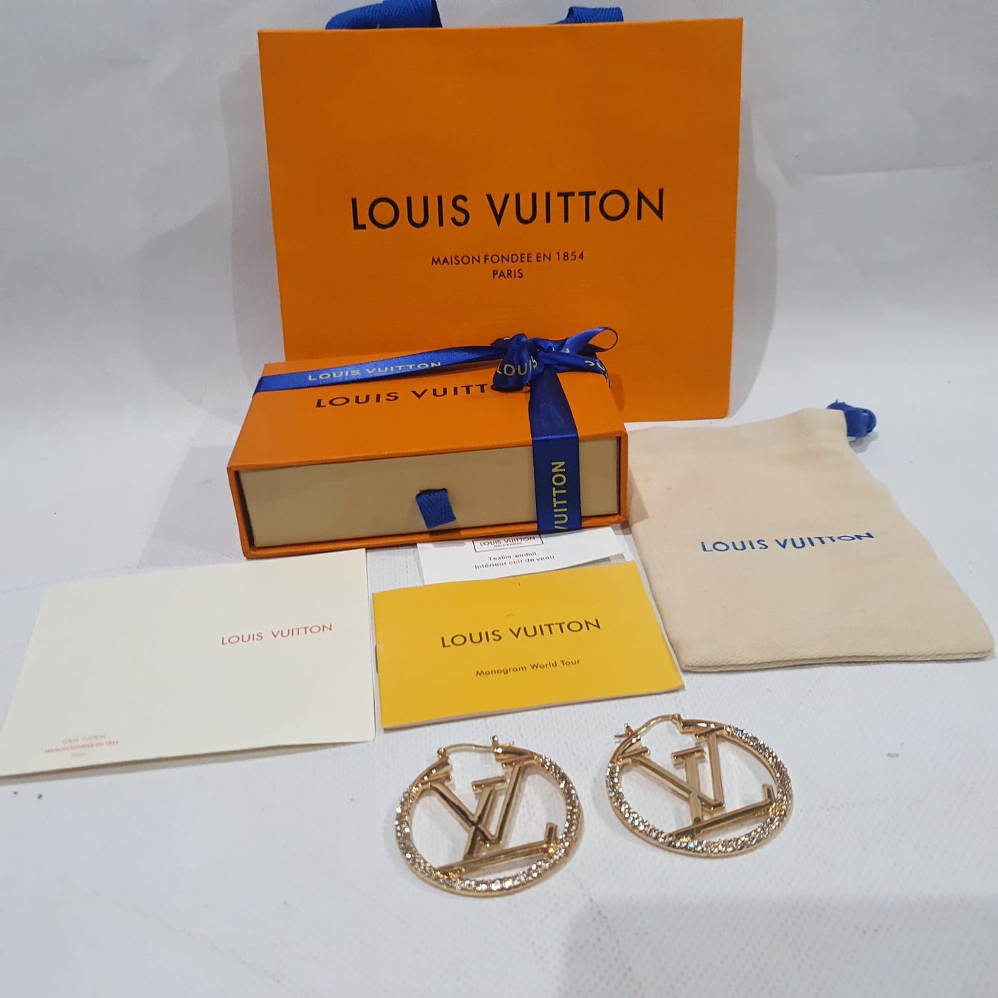 Louis  Vuitton Necklace, Earrings and Brooch Set