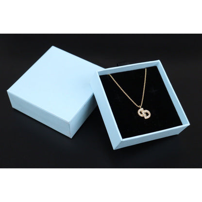 Rank SA ｜ Dior CD Rhinestone Necklace Earring Set ｜24013005