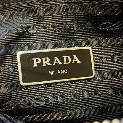 Prada Re-Edition 2000 Double Zip Black Re-Nylon Shoulder Bags