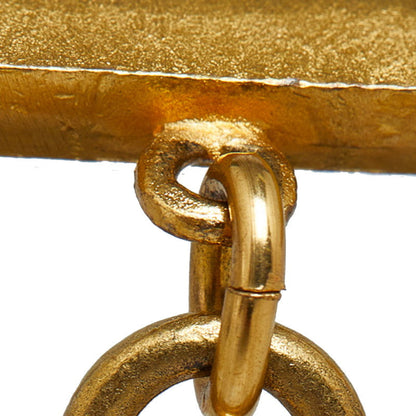 Chanel CC Coin Safety Pin Brooch Metal Brooch in Good condition