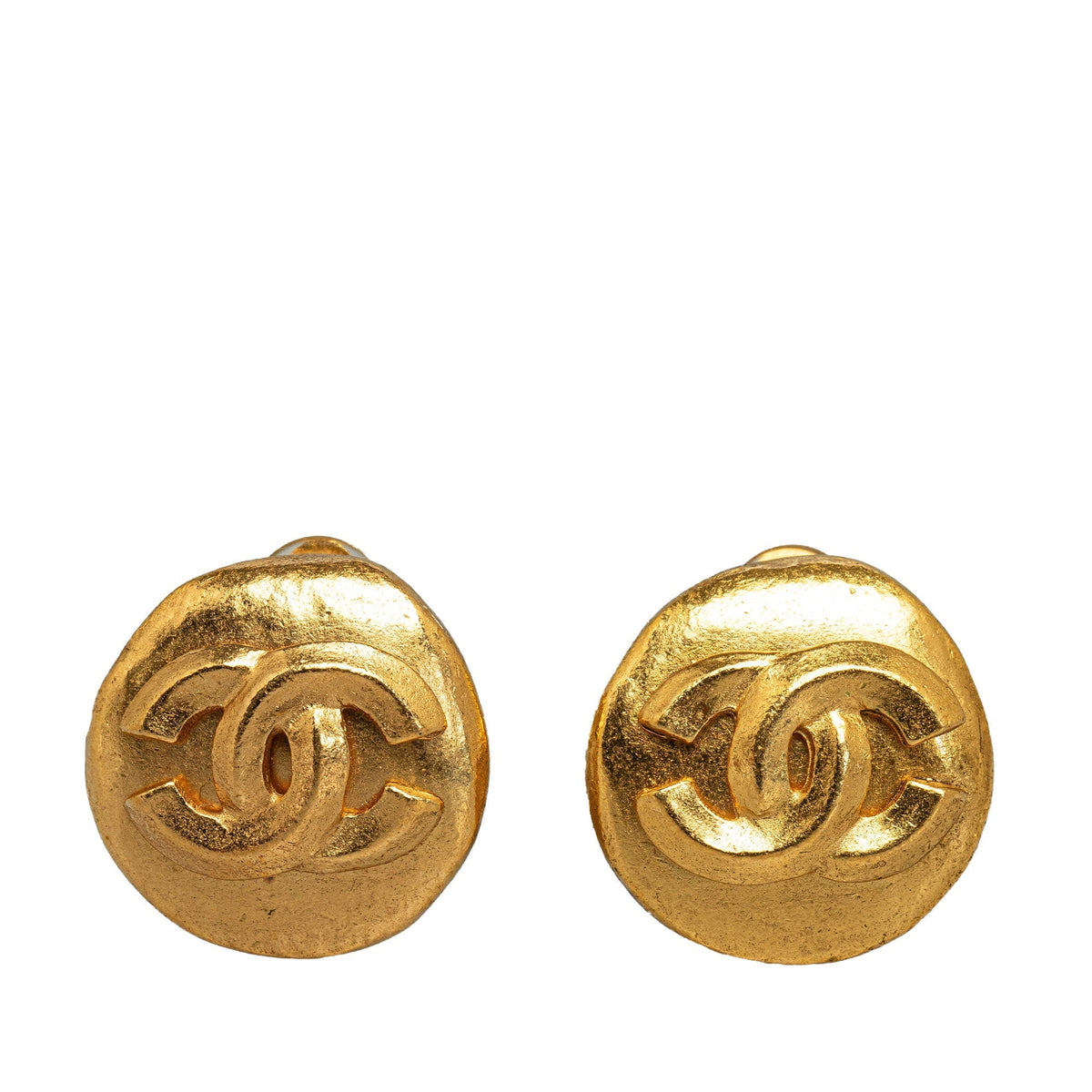 CHANEL CC Clip On Earrings Costume Earrings