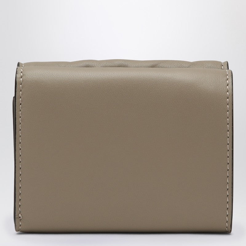 Fendi Dove-Coloured Micro Trifold Baguette Wallet Women