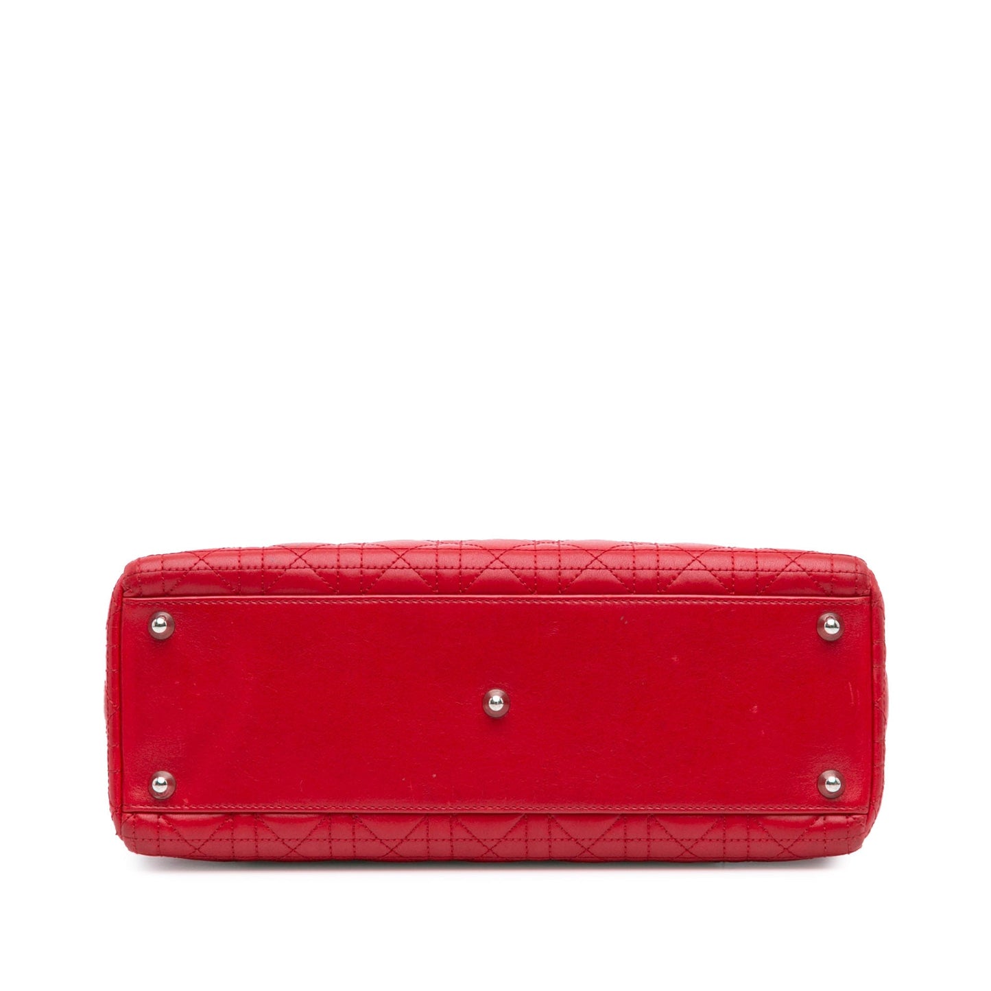 Large Lambskin Cannage Lady Dior