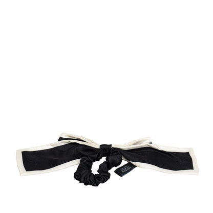 CHANEL Silk CC Bow Scrunchie Other Accessories