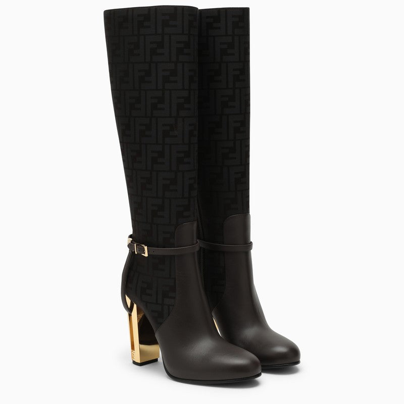 Fendi Delfina Brown Boot Women