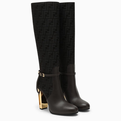 Fendi Delfina Brown Boot Women