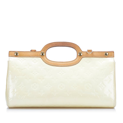 LOUIS VUITTON Monogram Vernis Roxbury Drive White