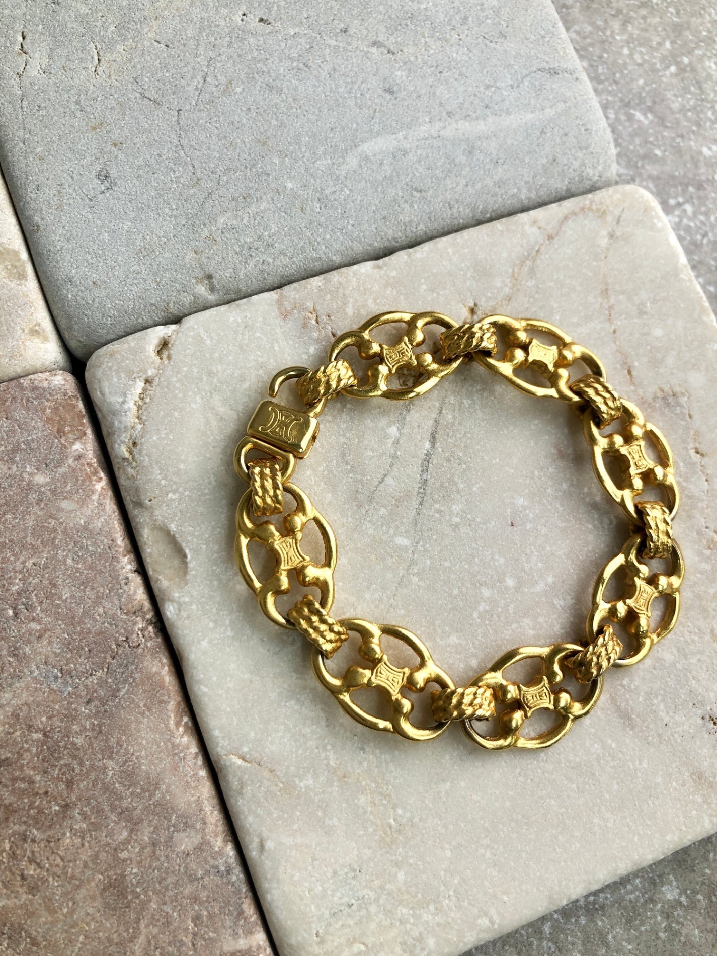 CELINE  Bracelet Gold Vintage zp5bm5