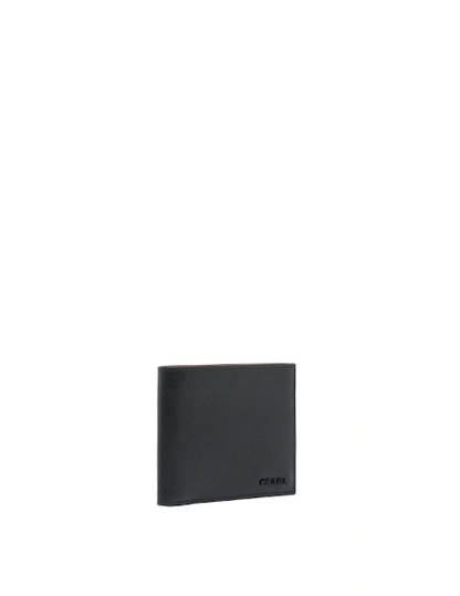 Prada Saffiano Leather Wallet Black