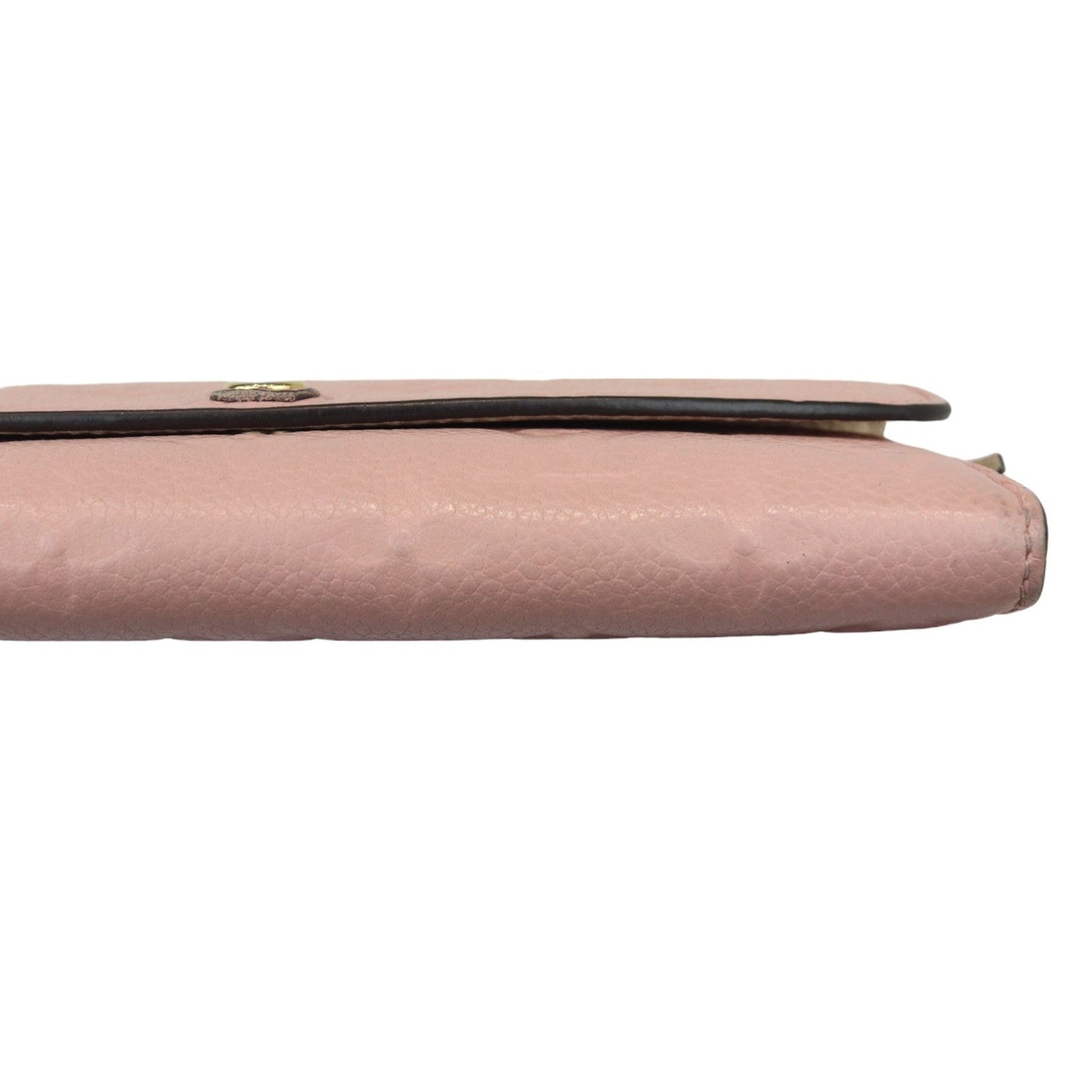 Louis-Vuitton Sarah Wallet Monogram Empreinte Leather Pink GHW