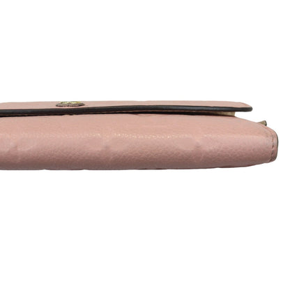 Louis-Vuitton Sarah Wallet Monogram Empreinte Leather Pink GHW